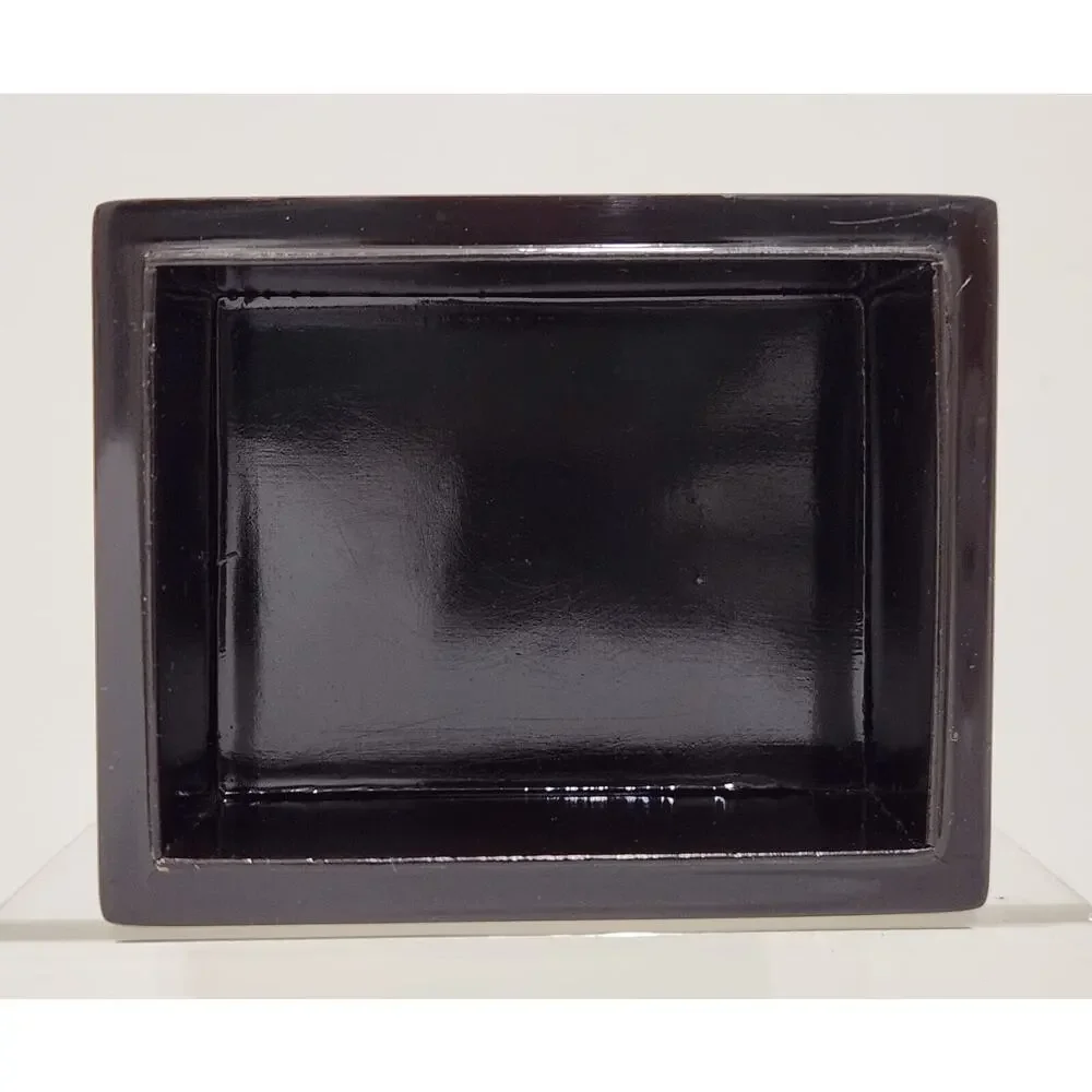 Jonathan Adler Brown Laquer Small Trinket Box